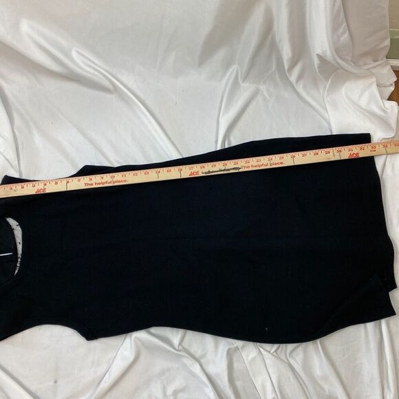 L'Agence Sleeveless Sweater Dress Black Dress Sz 3 Wool Cashmere Mesh Witchygoth - Picture 13 of 15